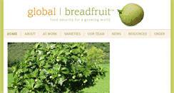 Desktop Screenshot of globalbreadfruit.com